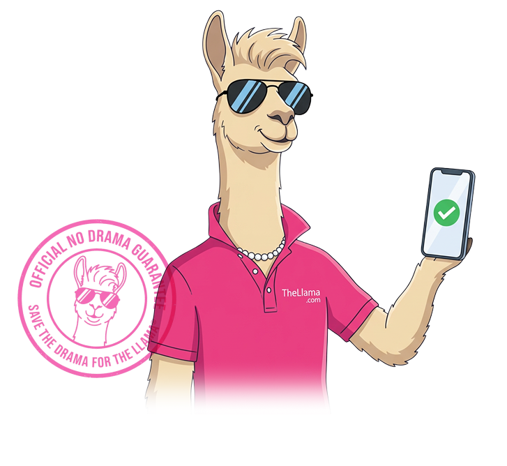 Llama with Phone